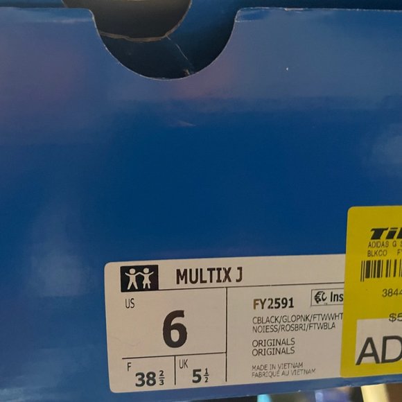 NWT ADIDAS G SMOOTH RUNNER FLORAL Athletic Shoes Size 6 - Picture 9 of 10